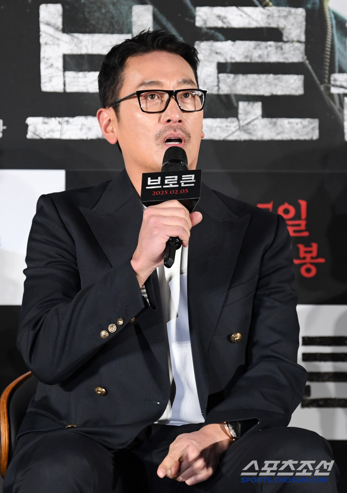 [포토] 하정우 '브로큰 믿고 보세요'