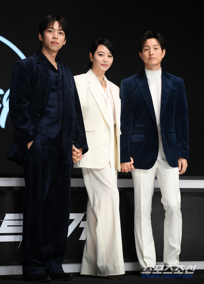 [포토] 주종혁-김혜수-정성일 '트리거로 뭉쳤다'