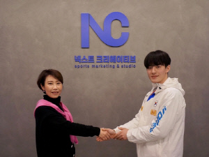 쇼트트랙 대표팀 장성우, 넥스트크리에이티브와 매니지먼트 계약