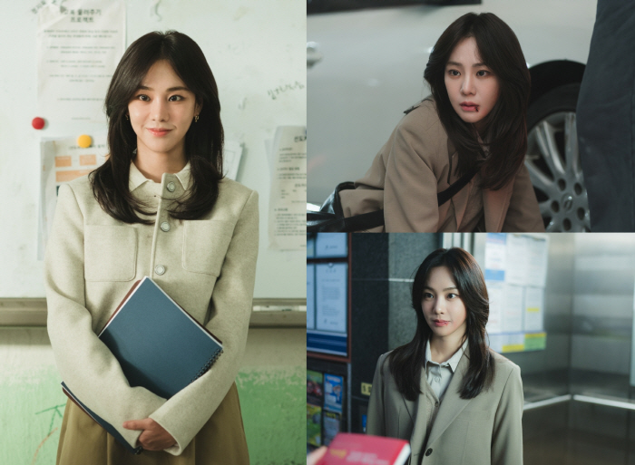 처음으로 교단 서는 한지은, 비밀 품은 채 문제적 학교 등장('스터디그룹…