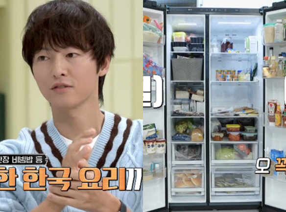 송중기♥케이티 냉장고 공개 "아내, 이태리 음식·한식까지 완벽" ('냉부…