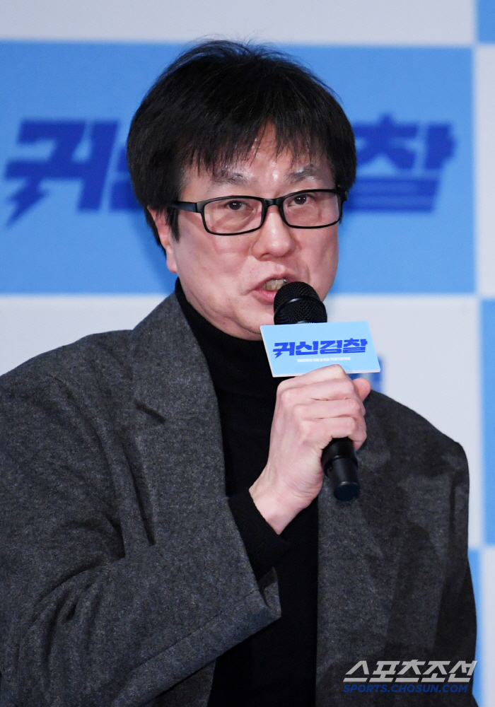 [SC현장] 故김수미 떠나보낸 신현준, 끝내 울컥…"'귀신경찰'로 엄마 …