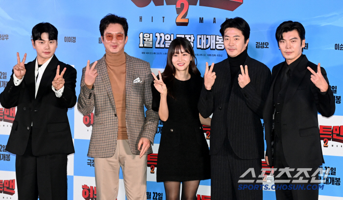 [포토] 이이경 정준호 황우슬혜 권상우 김성오, '히트맨2'