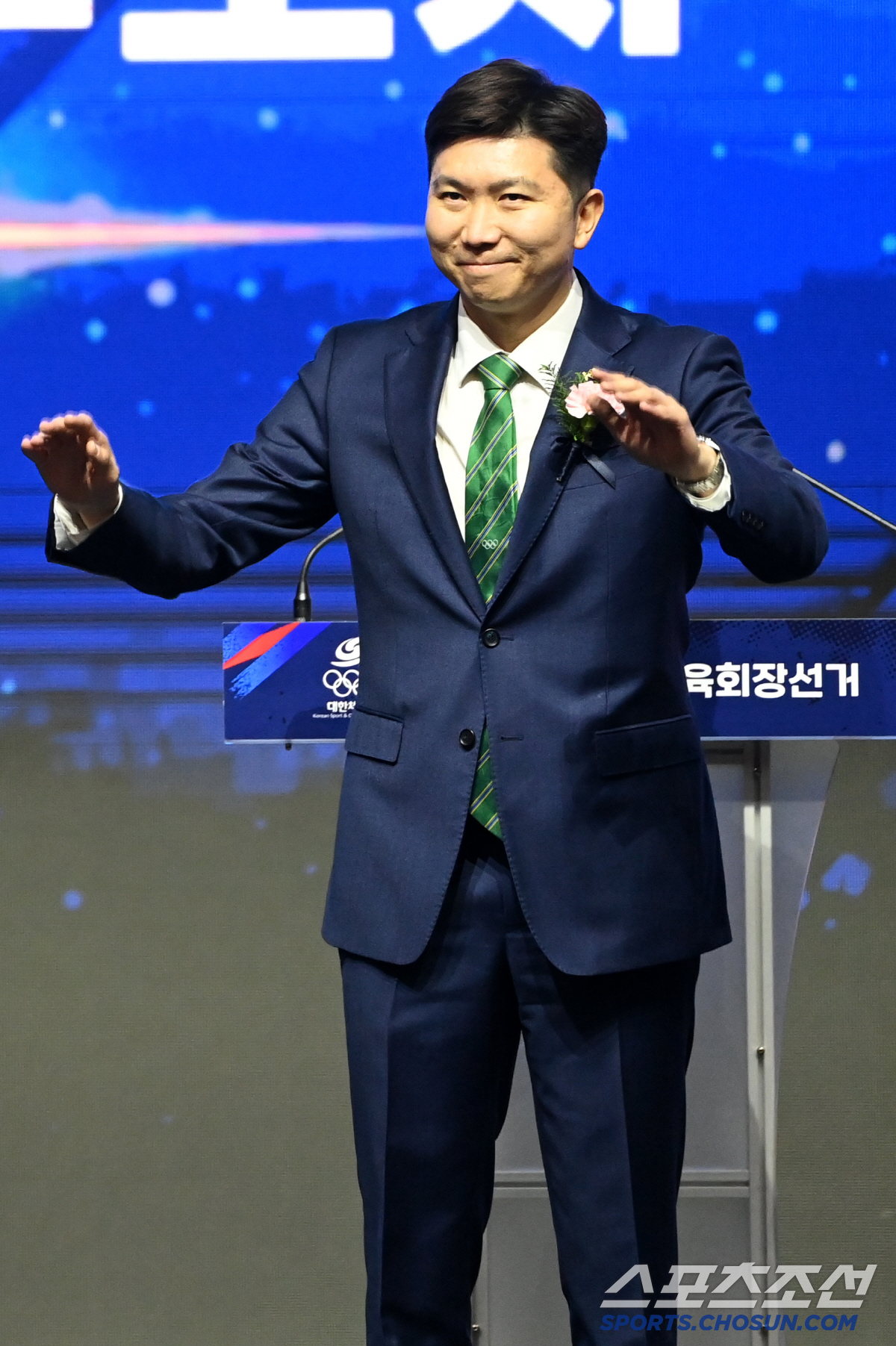 '기적의 스매싱' 유승민 대한체육회장 당선인 "체육인을 위해 한 몸 불태…