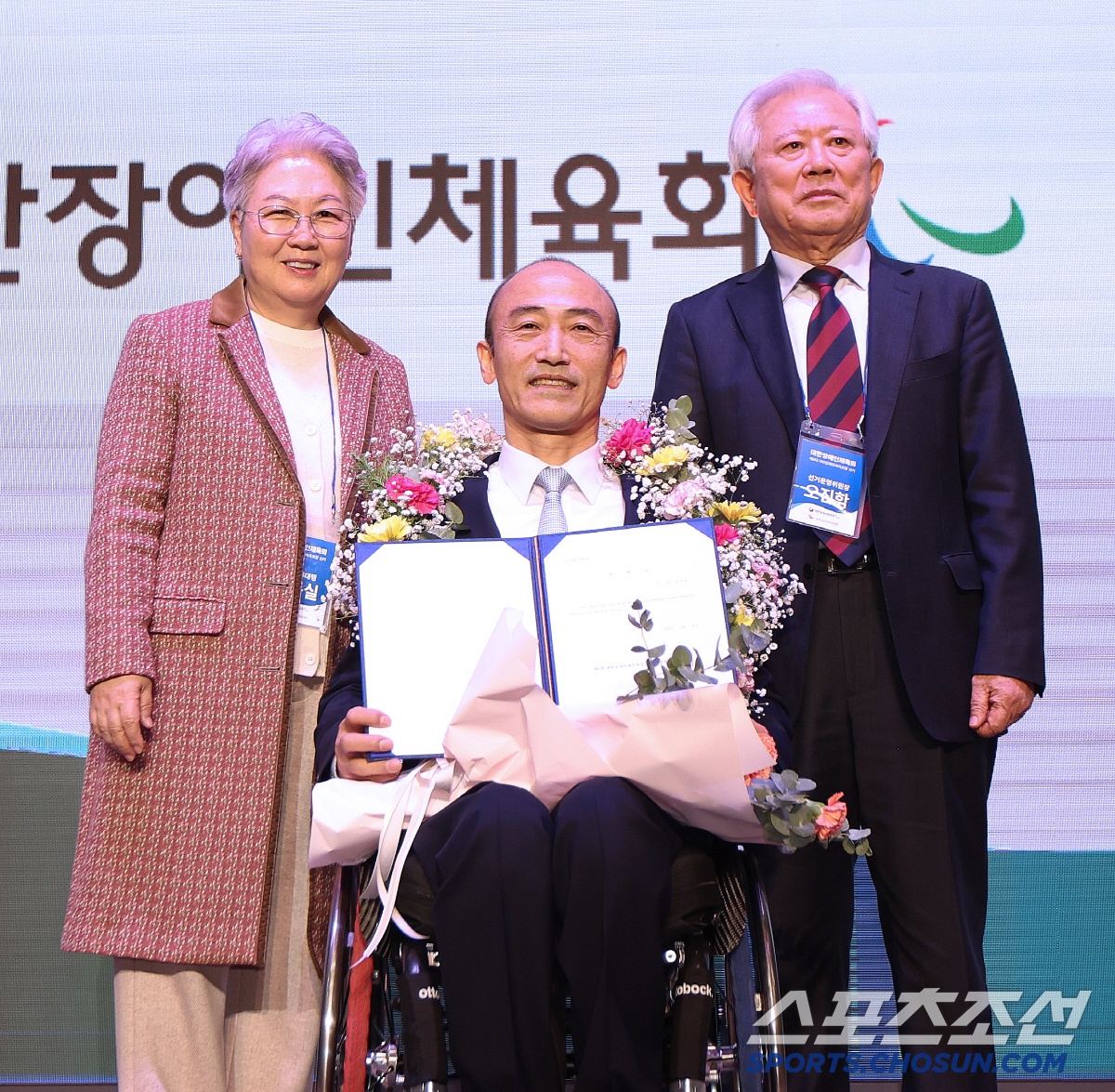 '압도적 재선'정진완 장애인체육회장"韓3대 체육단체장 모두 올림픽·패럴림…