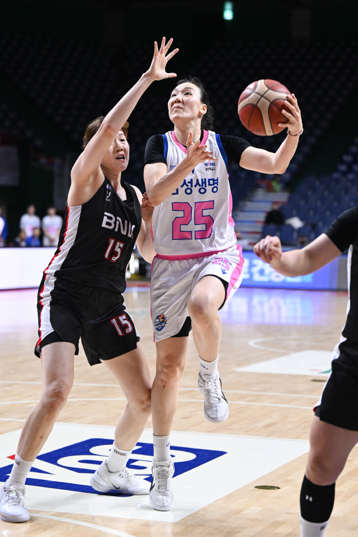 BNK, 경기 종료 3.8초 남기고 삼성생명에 대역전승 거두며 선두 유지