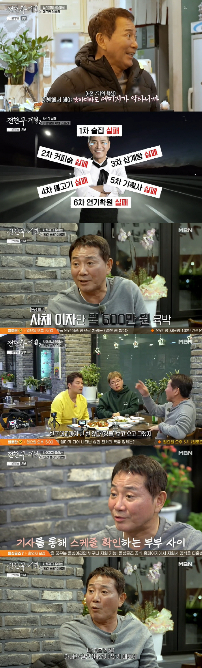 이봉원, 사채 이자만 月 600만원이라니.."돈 갚을 길 막막해도 ♥박미…