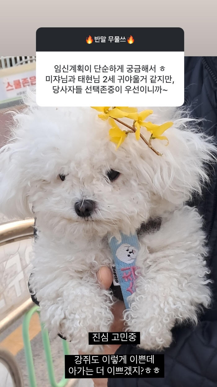 42세 미자, ♥김태현과 결혼 3년 만 2세 계획 "아기 예쁠 것 같아,…