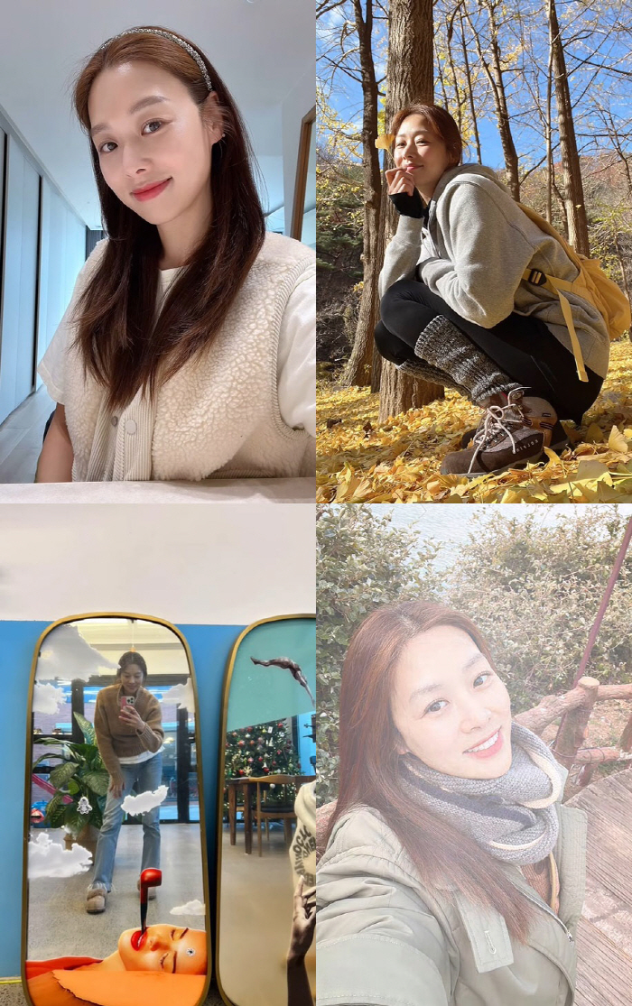 장신영, ♥강경준 '불륜 용서' 반년 만 근황…어렵게 가정 지키고 '웃었…