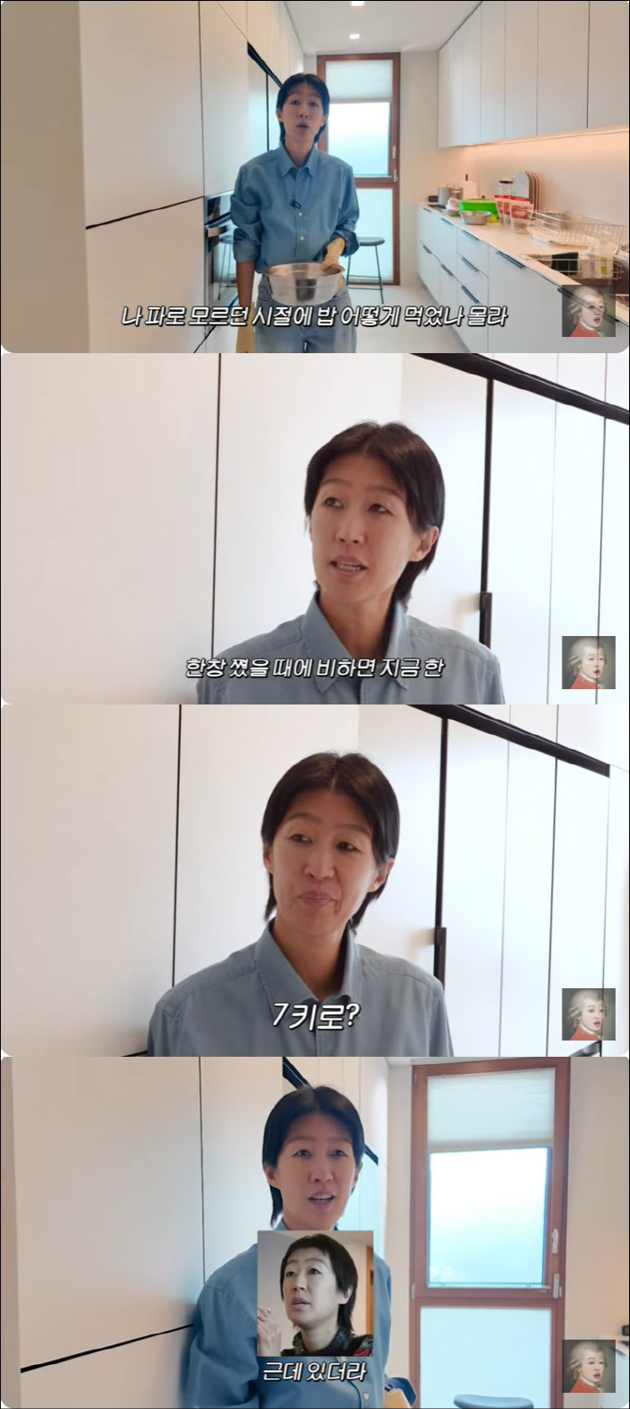 '180cm' 홍진경, '51kg'에서 더 빠졌다…7kg 감량 고백 "뺄…