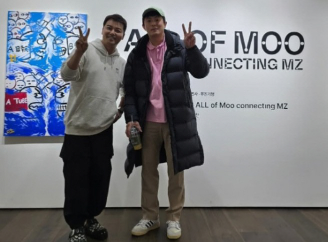 [SC이슈] "그림도 잘 그려" 전현무 전시회 찾은 ★들… 기안84·이주…