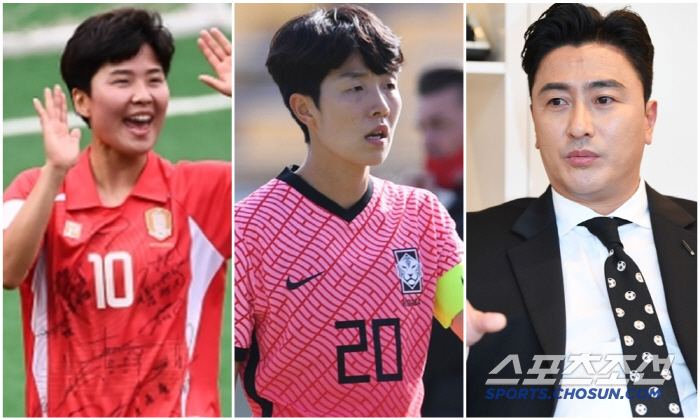 '韓축구간판★'지소연X김혜리X안정환 등 정해성 여축연맹 회장 후보 지지선…