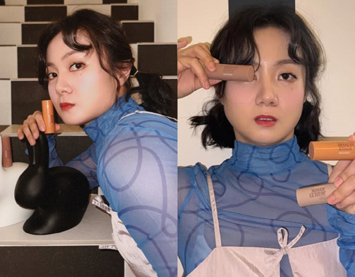 '7kg 감량' 박나래, 이시언도 몰라봤다..'볼살 실종' 화장품 모델 …