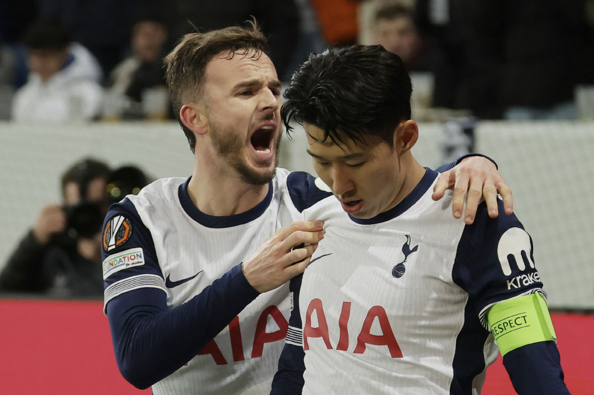 "우리가 사랑하는 SON이 돌아왔다!" 호펜하임전 멀티골 손흥민, 식어가…