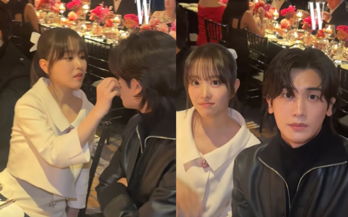 "애정 표현 안 숨겨" 박형식·박보영, ♥열애설 터진 '설레는 스킨십' …
