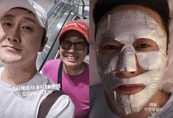 '심진화♥' 김원효, 설연휴엔 차례 대신 '셀프 효도' 해외여행 자랑..…