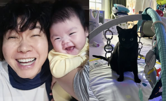 박수홍, 딸 출산 후에도 "박다홍 근황" 꾸준해...'공동육아 반려묘'와…