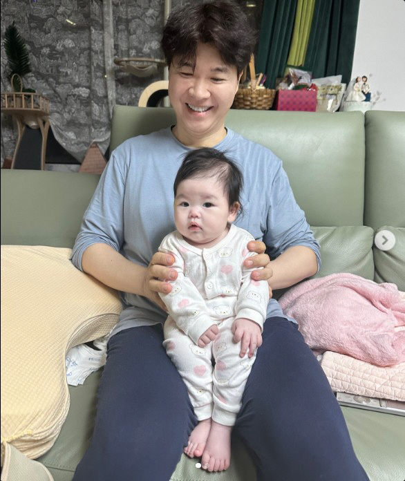 박수홍♥김다예, 자식농사 대박났네…90일에 '완성형 미모'