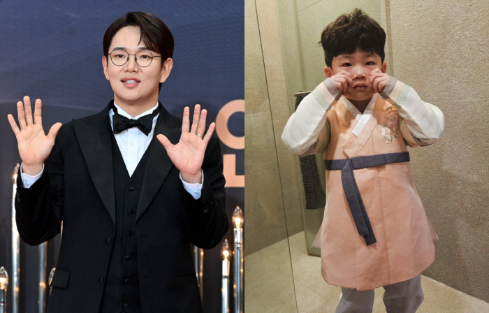 [SCin스타] "복이 굴러들어오는 느낌" 장성규, 설빔 입은 귀염뽀짝 …