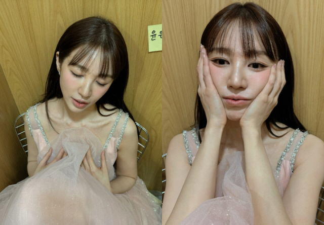 '리허설만 10시간' 윤은혜, 얼마나 힘들었길래..베복 단체샷 속 몸매가…