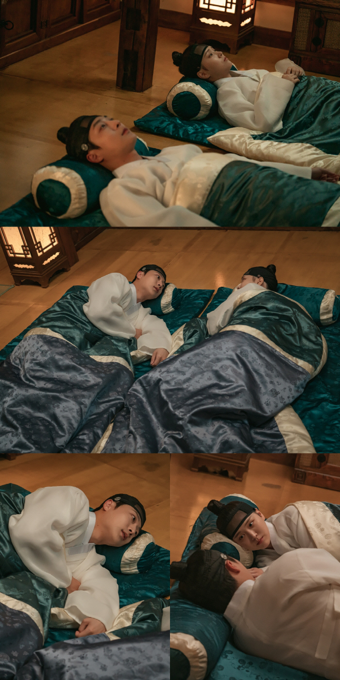 배인혁♥김지은, 너무 가까운 거 아냐? 이불 사이 거리 '0cm' 초밀착…