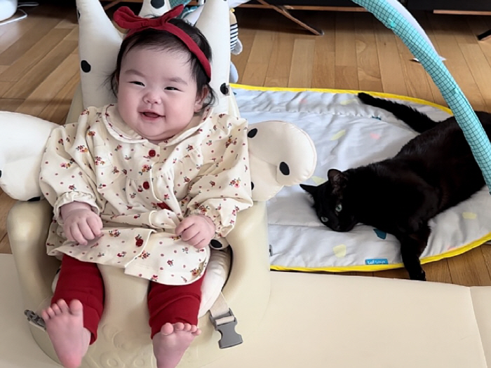 박수홍♥김다예, 자식농사 성공..3개월만 '인형 미모' 완성