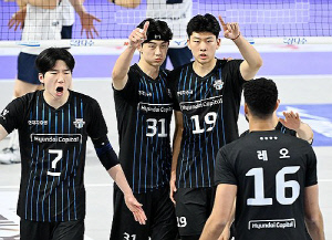 현대캐피탈, V리그 최다 연승 도전…2승 하면 18연승 타이기록