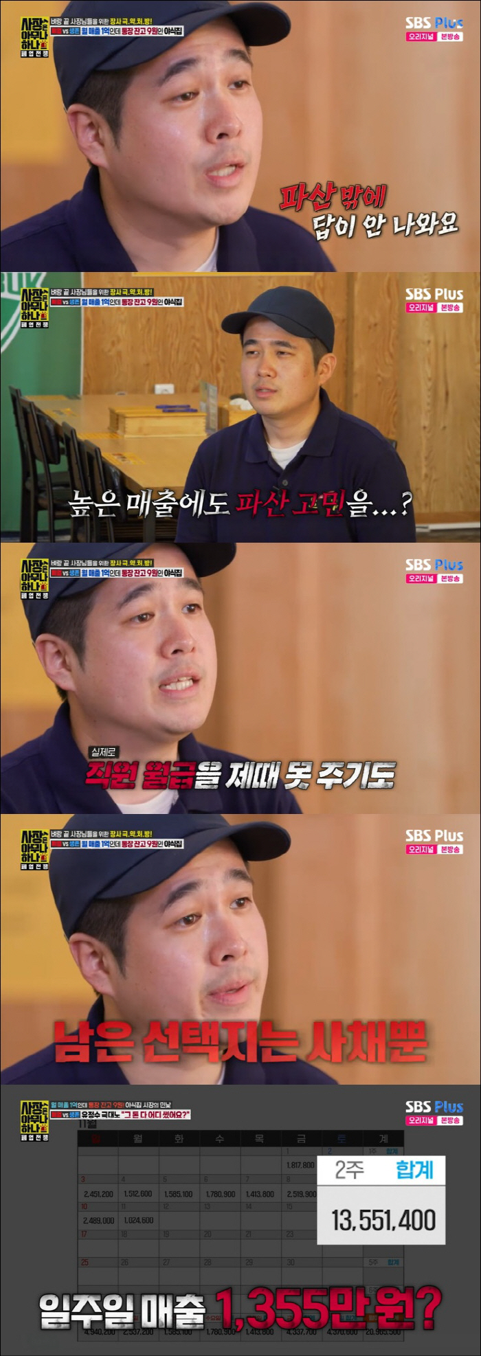 월 매출 1억인데 잔고는 9원…파산 걱정하는 사장에 한혜진 "돈이 제일 …
