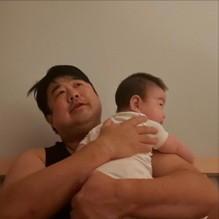 '이은형♥' 강재준, 득남 8개월만 안타까운 근황..."왼팔 작살났다"