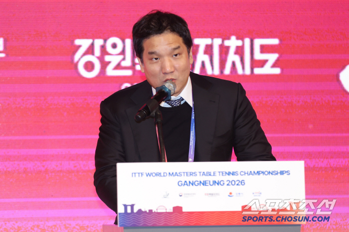 "탁구의 열정,세계를 강릉으로!" 강릉세계마스터즈선수권 닻 올렸다...김…