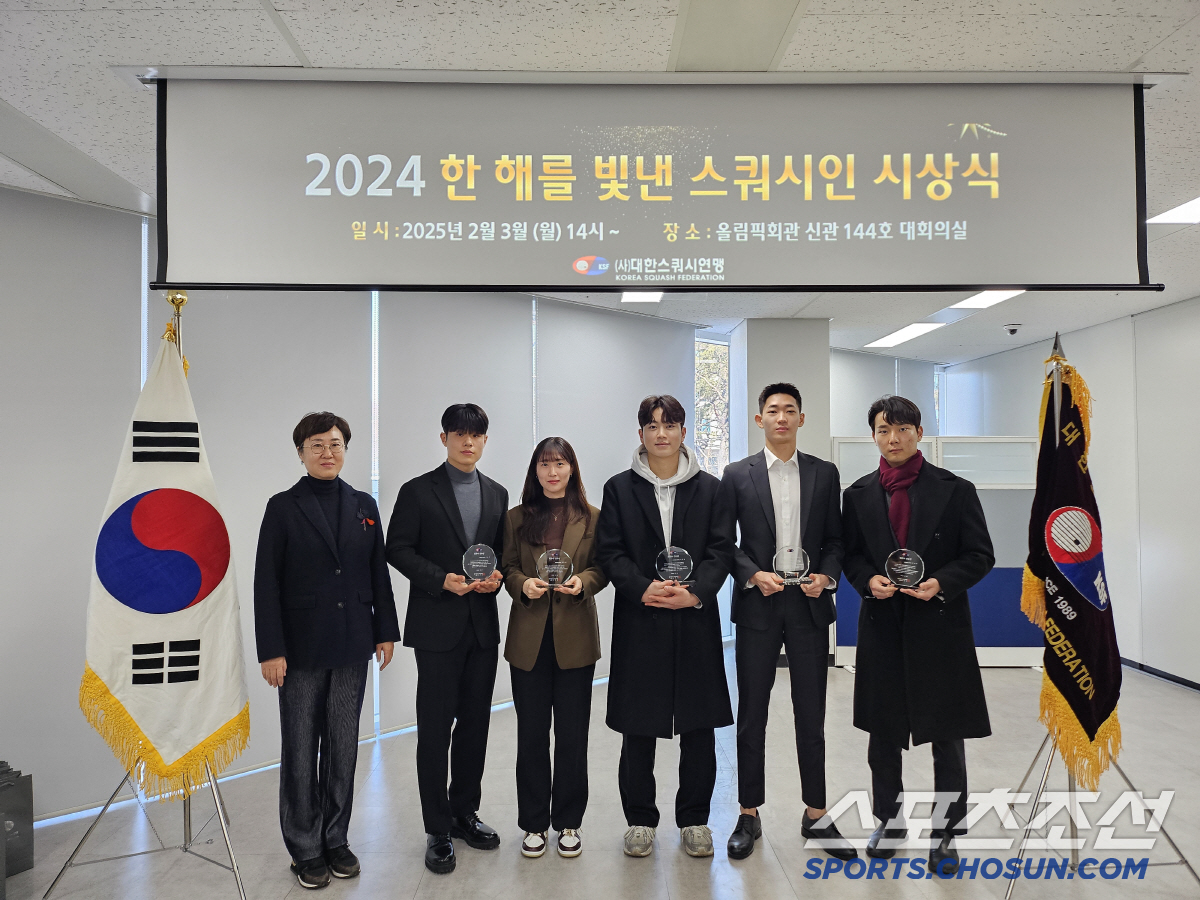 "한해를 빛낸 스쿼시인" 강호석 감독 공로대상...이민우X허민경X나주영 …