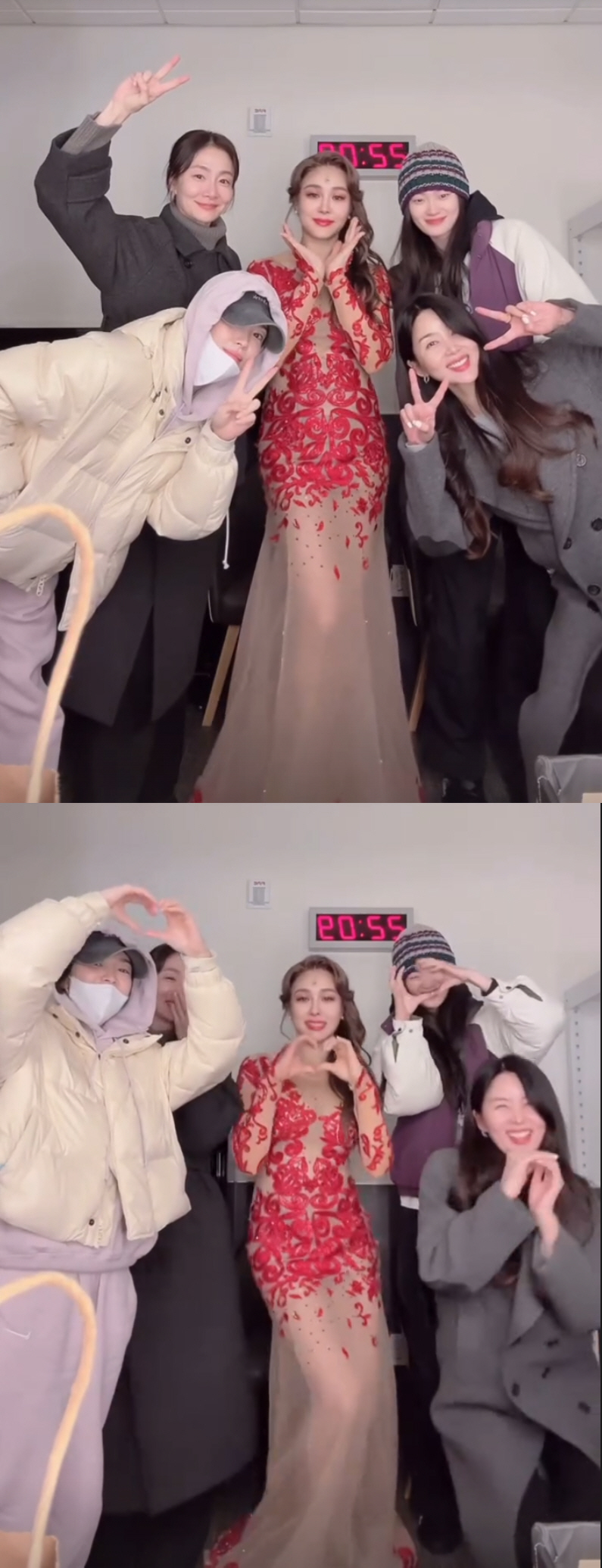 '의리甲' 송혜교, 추리닝+생얼로 '절친' 옥주현 응원..20년째 우정i…