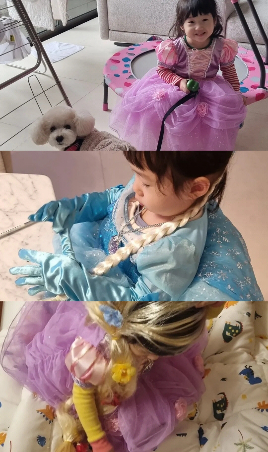 '의사♥' 이정현, 공주병 걸린 딸 고민.."가발까지 꼭 써야"