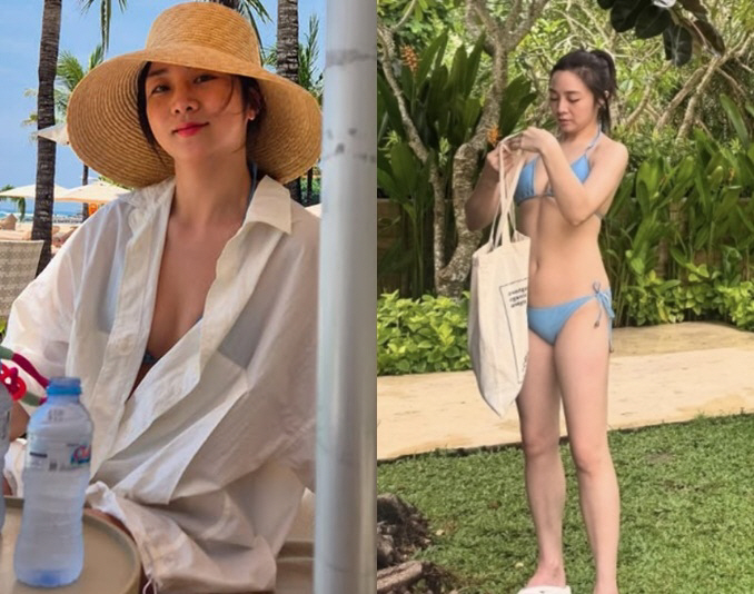 '조우종♥' 정다은, 발리서 과감한 비키니..41세 완벽 몸매