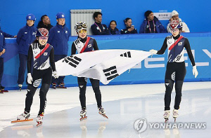 최민정·김길리·이소연, 하얼빈 AG 쇼트트랙 500ｍ 메달 싹쓸이