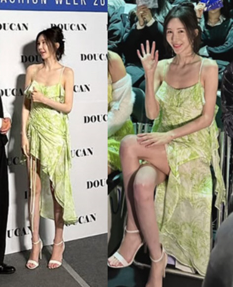 '태국재벌♥' 신주아, 강추위에 파격 노출..극강 '뼈마름 몸매'