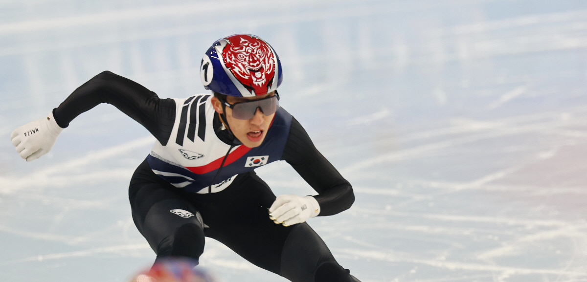 [하얼빈 AG]'개인전 첫 金' 장성우, 남자 쇼트트랙 1000m 금메달…
