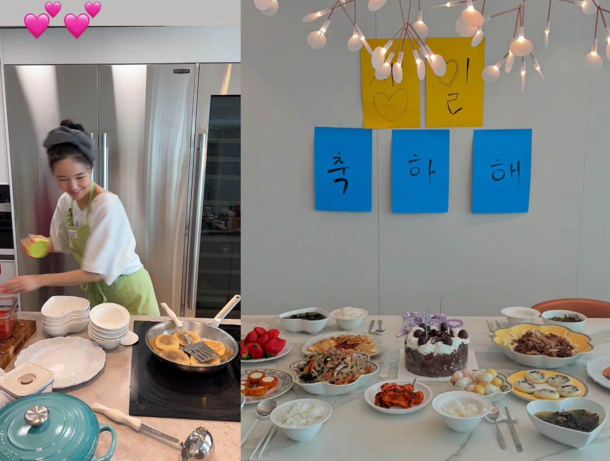 장영란, 급장염에도 딸 위해 진수성찬 생일상 "빌빌거려도 차려야 돼"