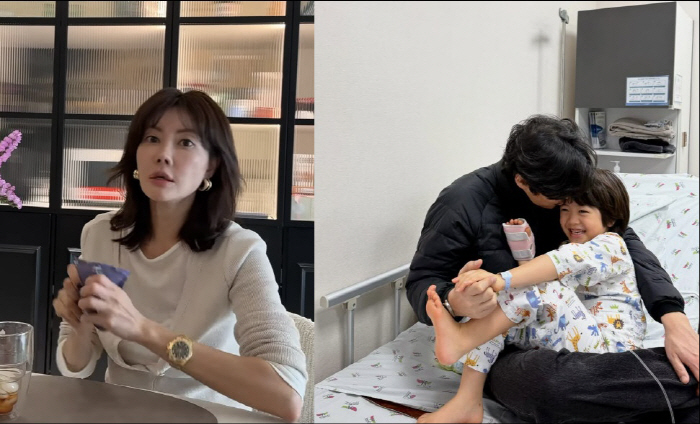 양미라, 안타까운 소식 알렸다 "子, 전신마취 수술…남편이랑 부둥켜안고 …