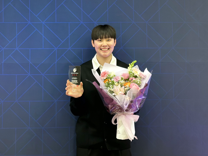 신인상 수집 시작? 도로공사 김다은, 윤곡 김운용 여성체육대상 신인상 수…
