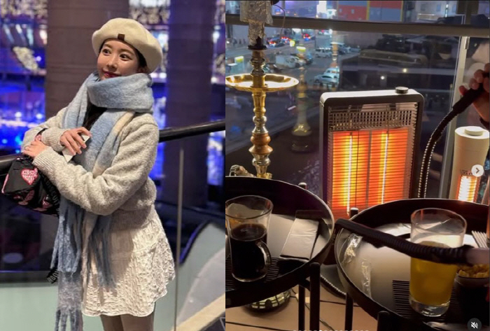 '이지훈♥' 아야네, 육아 탈출 여행서 '물담배 흡연'…"니코틴프리 오해…