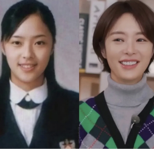 "성형 아니라구" 황정음, 졸업사진과 똑같은 모태미녀