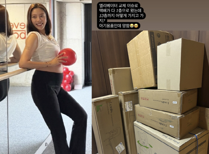 '이규혁♥' 손담비, 4월 출산 앞두고 "망했어요" 눈물...무슨 일
