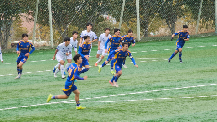 [대학축구]'디펜딩 챔피언' 동명대, 한일장신대 2-0 잡고 산뜻한 시작