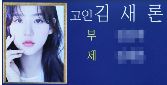 [SC이슈] 故 김새론 비보에 외신도 집중 조명… “한국 연예계의 가혹한…