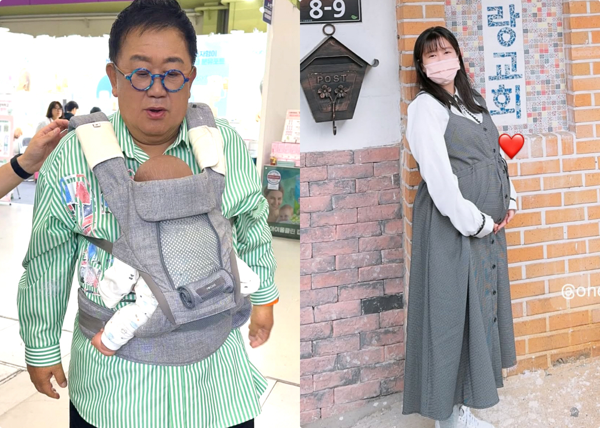 '이용식 딸' 이수민, 20kg 쪘다더니..아름다운 만삭 D라인