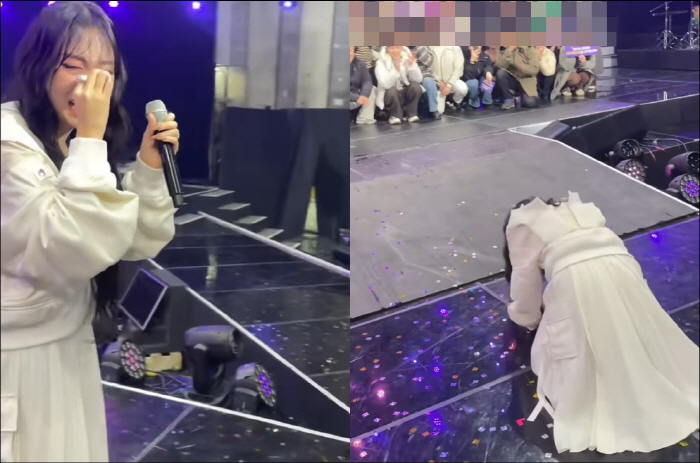 이영지, 스태프 앞 오열했다 "'레인보우' 마지막 방송 안 보셨으면"