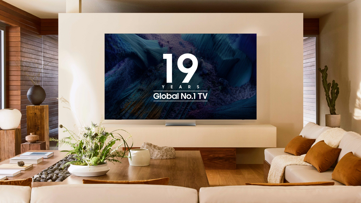 삼성전자, 19년 연속 글로벌 TV 시장 1위 '매출 점유율 28.3%'…
