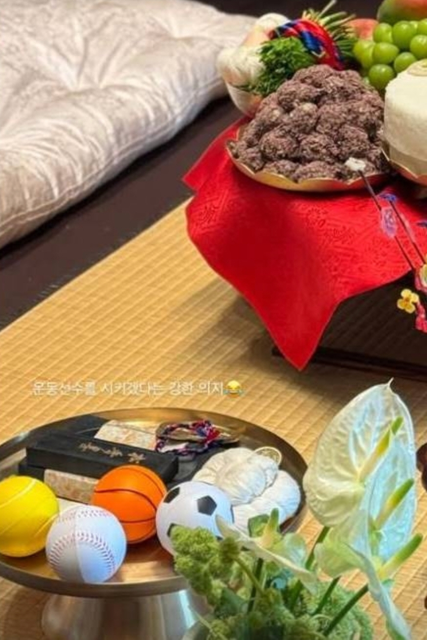‘금융맨♥’ 손연재 子, 금수저 DNA 물려받았네..엄마 똑닮은 운동신경…