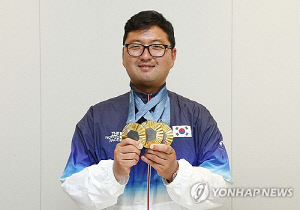 대한체육회 체육대상에 파리 올림픽 양궁 3관왕 김우진